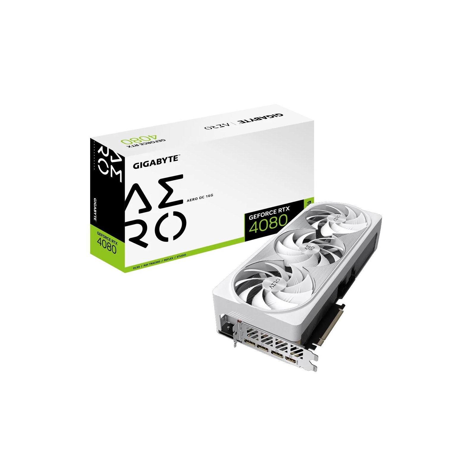 Видеокарта GIGABYTE GeForce RTX4080 16Gb AERO OC (GV-N4080AERO OC-16GD)