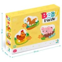 Пазл DoDo 3 в 1 День на фермі (300394) зображення 4