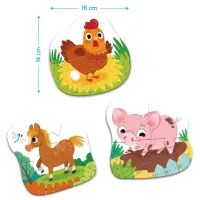 Пазл DoDo 3 в 1 День на фермі (300394) зображення 5