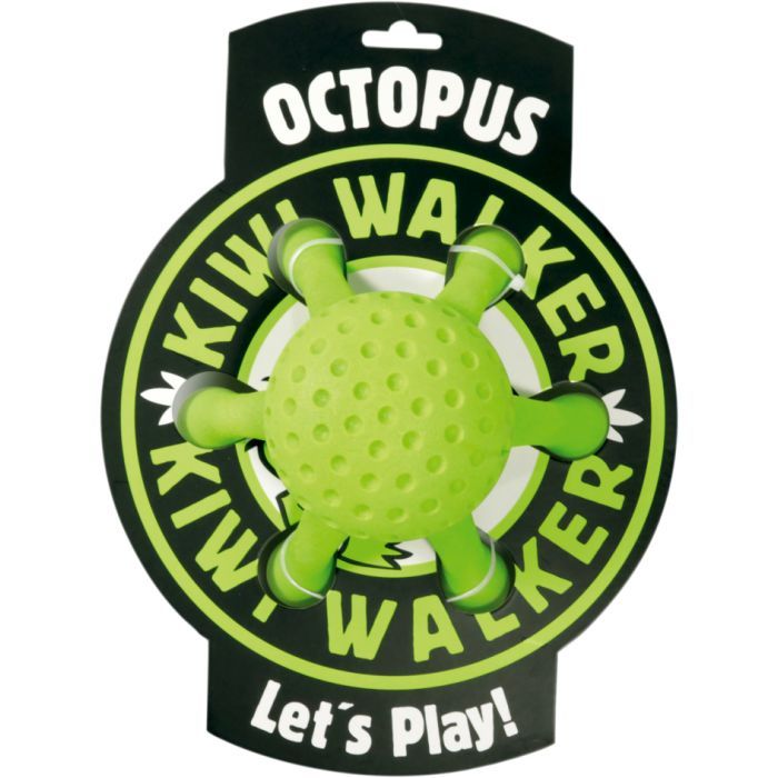 Іграшка для собак Kiwi Walker Восьминіг 13 см зелена (8596075002770) зображення 2