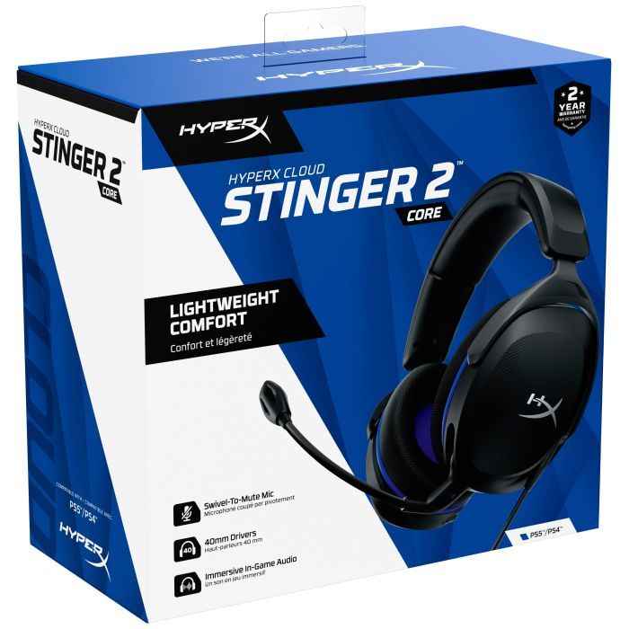 Наушники HyperX Cloud Stinger 2 Core for PlayStation White (6H9B5AA) изображение 7