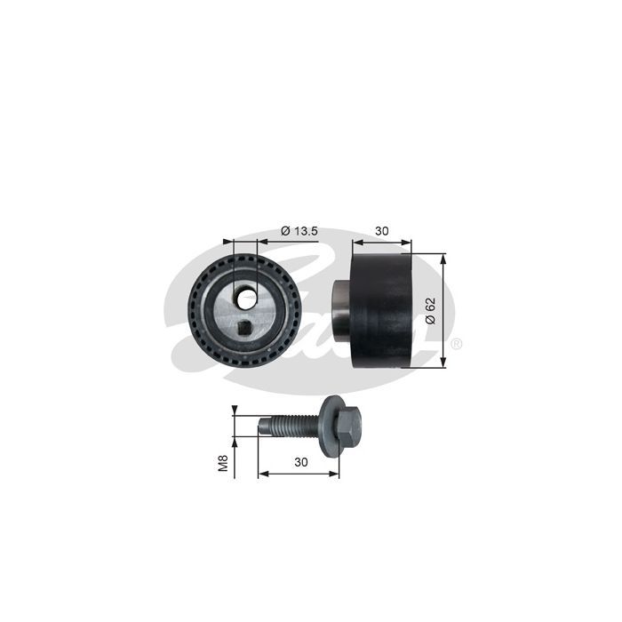 Ролик натягувача ременя Gates T41282