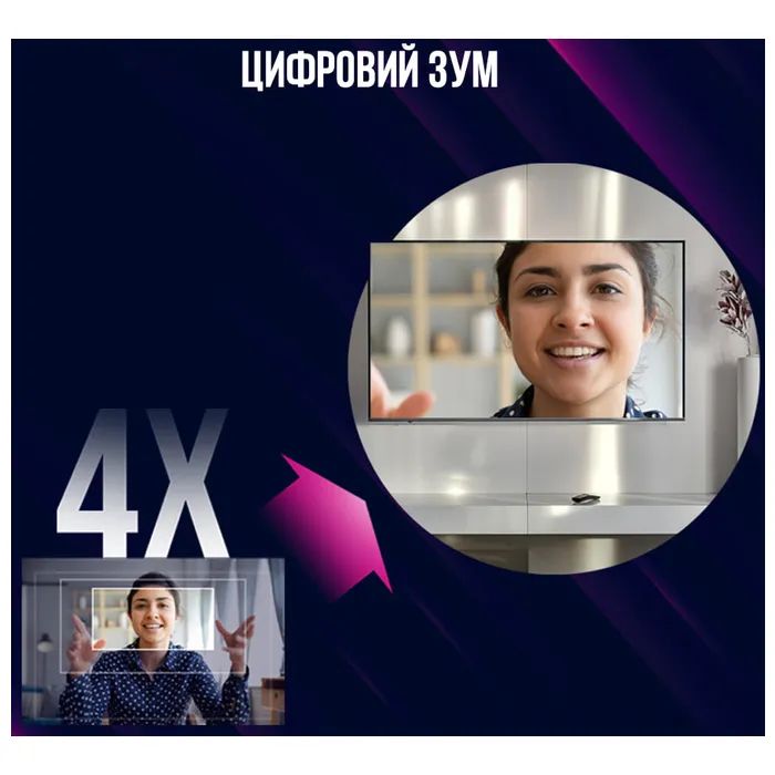 Веб-камера Lorgar Rapax 701 Streaming 2K Blue (LRG-SC701BL) изображение 7