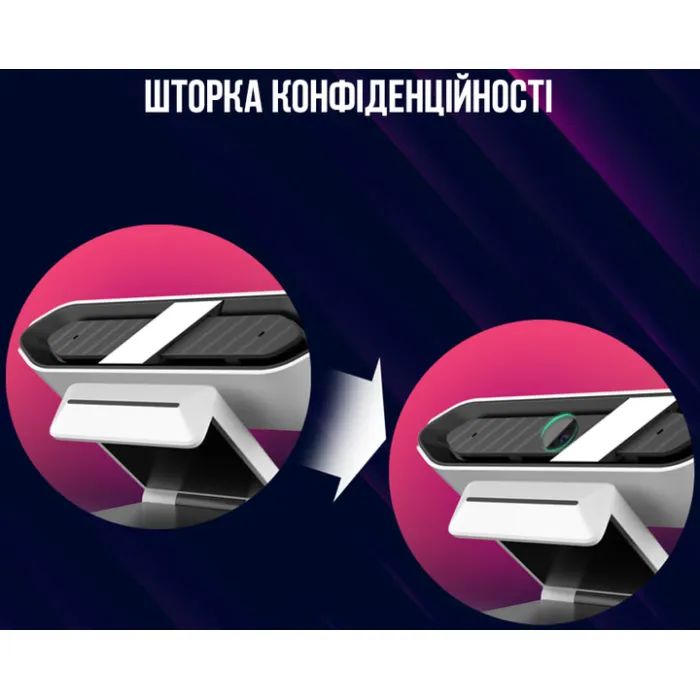 Веб-камера Lorgar Rapax 701 Streaming 2K Blue (LRG-SC701BL) изображение 9