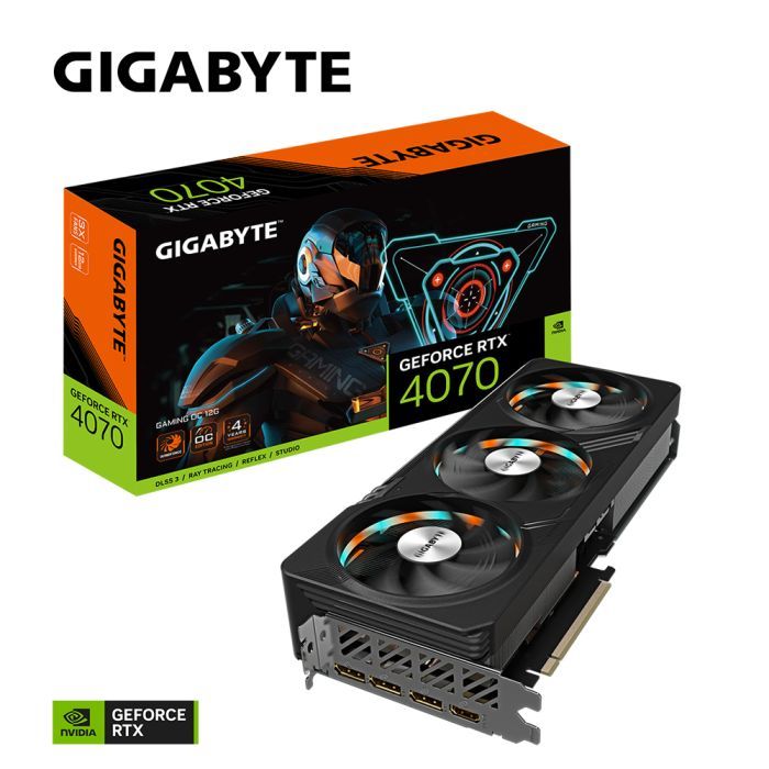 Видеокарта GIGABYTE GeForce RTX4070 12Gb GAMING OC (GV-N4070GAMING OC-12GD) изображение 2