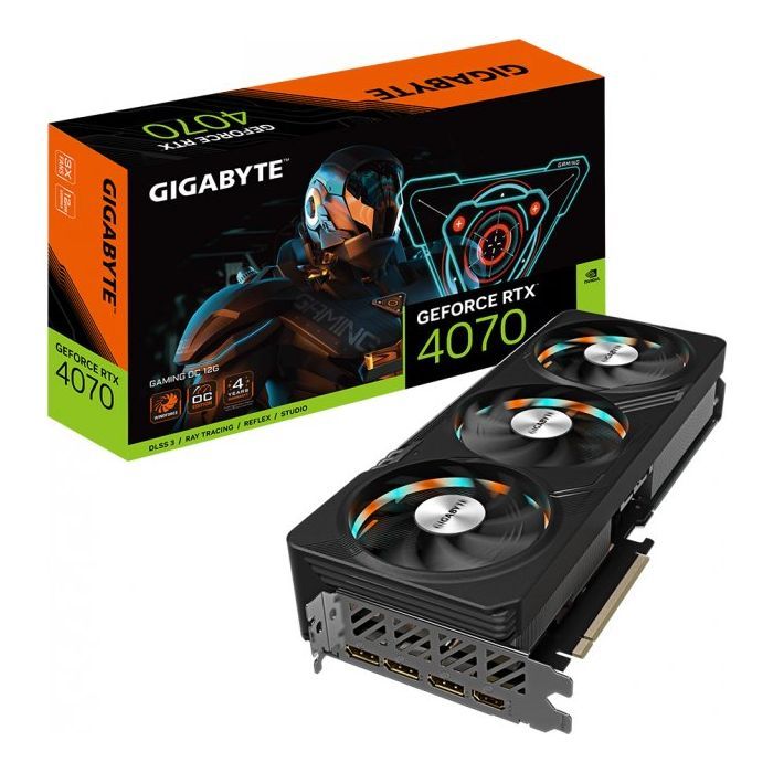Видеокарта GIGABYTE GeForce RTX4070 12Gb GAMING OC (GV-N4070GAMING OC-12GD) изображение 6
