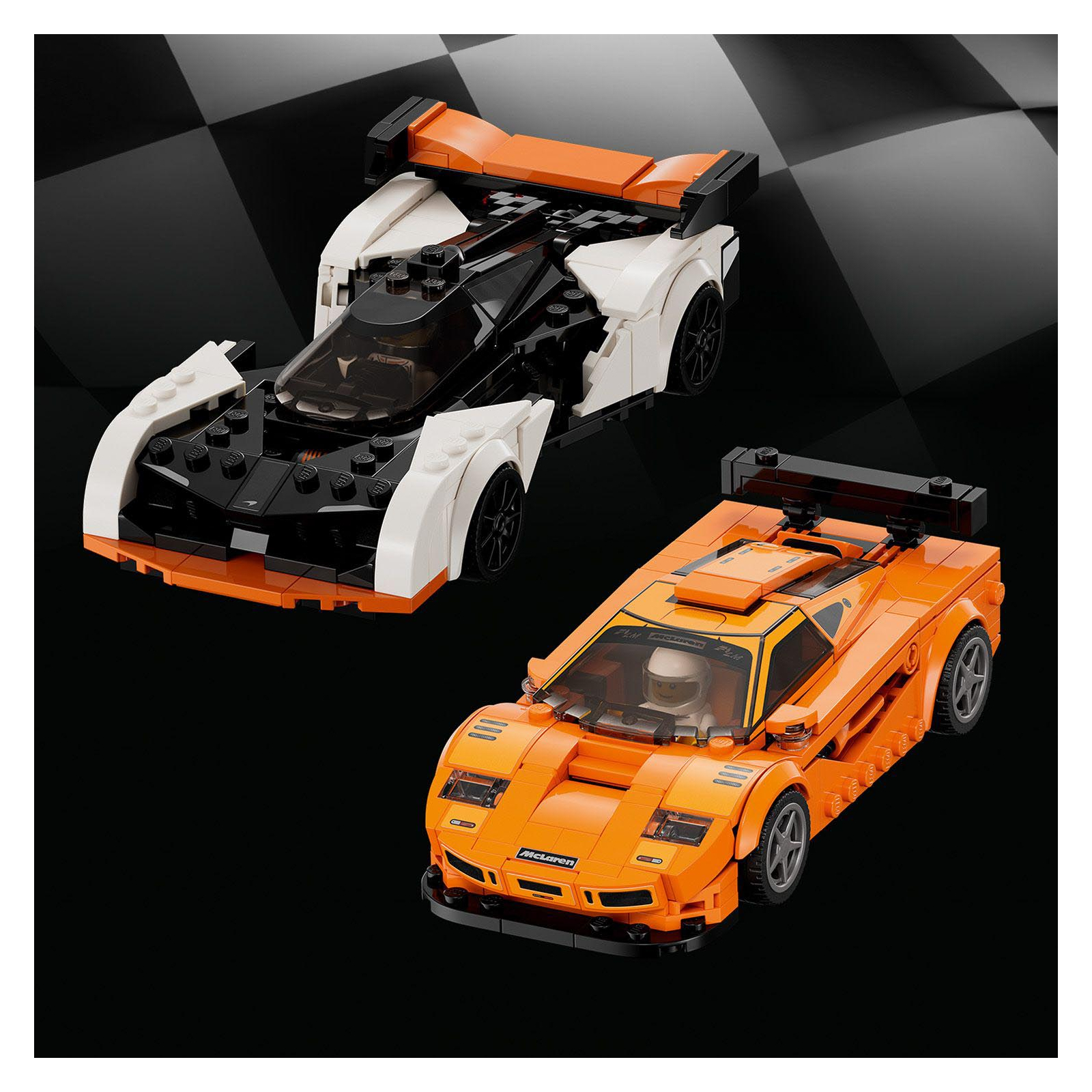 Конструктор LEGO Speed Champions McLaren Solus GT і McLaren F1 LM 581 деталь (76918) изображение 3