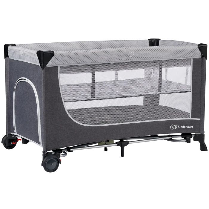Кроватка Kinderkraft манеж Leody Grey (5902533917990)