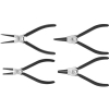 Щипці Neo Tools для стопорних кілець, набір 4 шт., CrV, 2х170мм та 2х180мм (01-097)