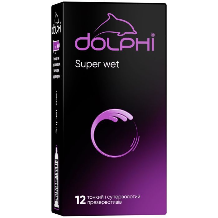 Презервативы Dolphi Super Wet 12 шт. (4820144772863)