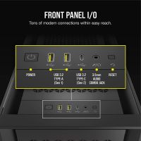 Корпус Corsair iCUE 5000D RGB AirFlow Tempered Glass Black (CC-9011242-WW) изображение 2