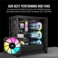 Корпус Corsair iCUE 5000D RGB AirFlow Tempered Glass Black (CC-9011242-WW) изображение 3