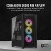 Корпус Corsair iCUE 5000D RGB AirFlow Tempered Glass Black (CC-9011242-WW) изображение 5
