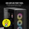 Корпус Corsair iCUE 5000D RGB AirFlow Tempered Glass Black (CC-9011242-WW) изображение 6