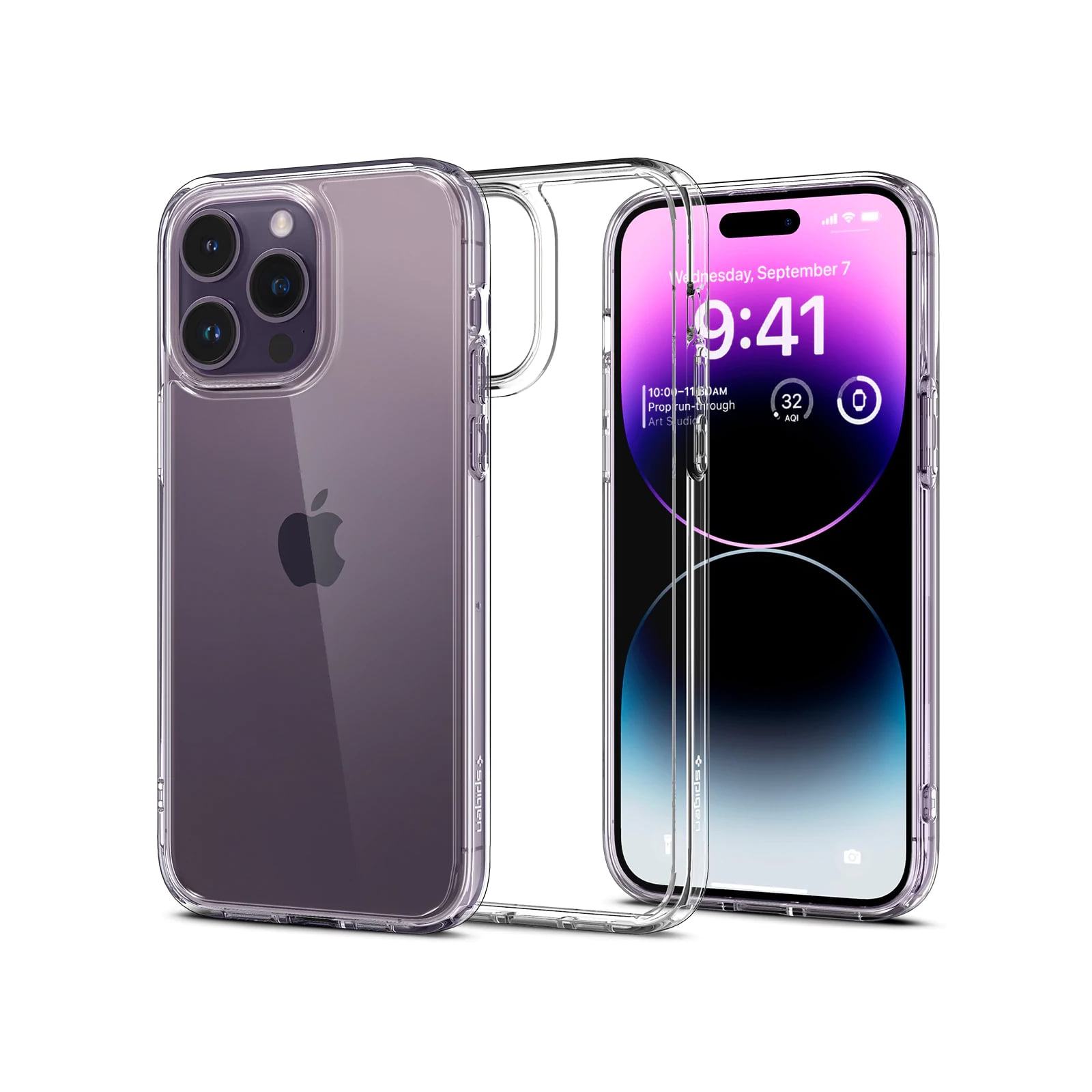 Чохол до мобільного телефона Spigen Apple iPhone 14 Pro Ultra Hybrid, Crystal Clear (ACS04960)