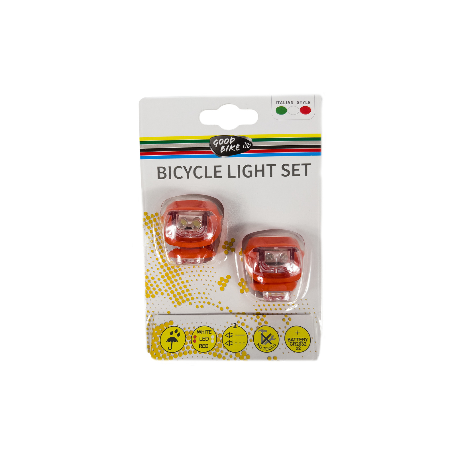 Комплект велофар Good Bike Silicone LED Red (92325Red-IS) зображення 6