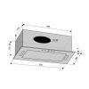 Вытяжка кухонная Ventolux PUNTO 52 WG (950) PB изображение 6