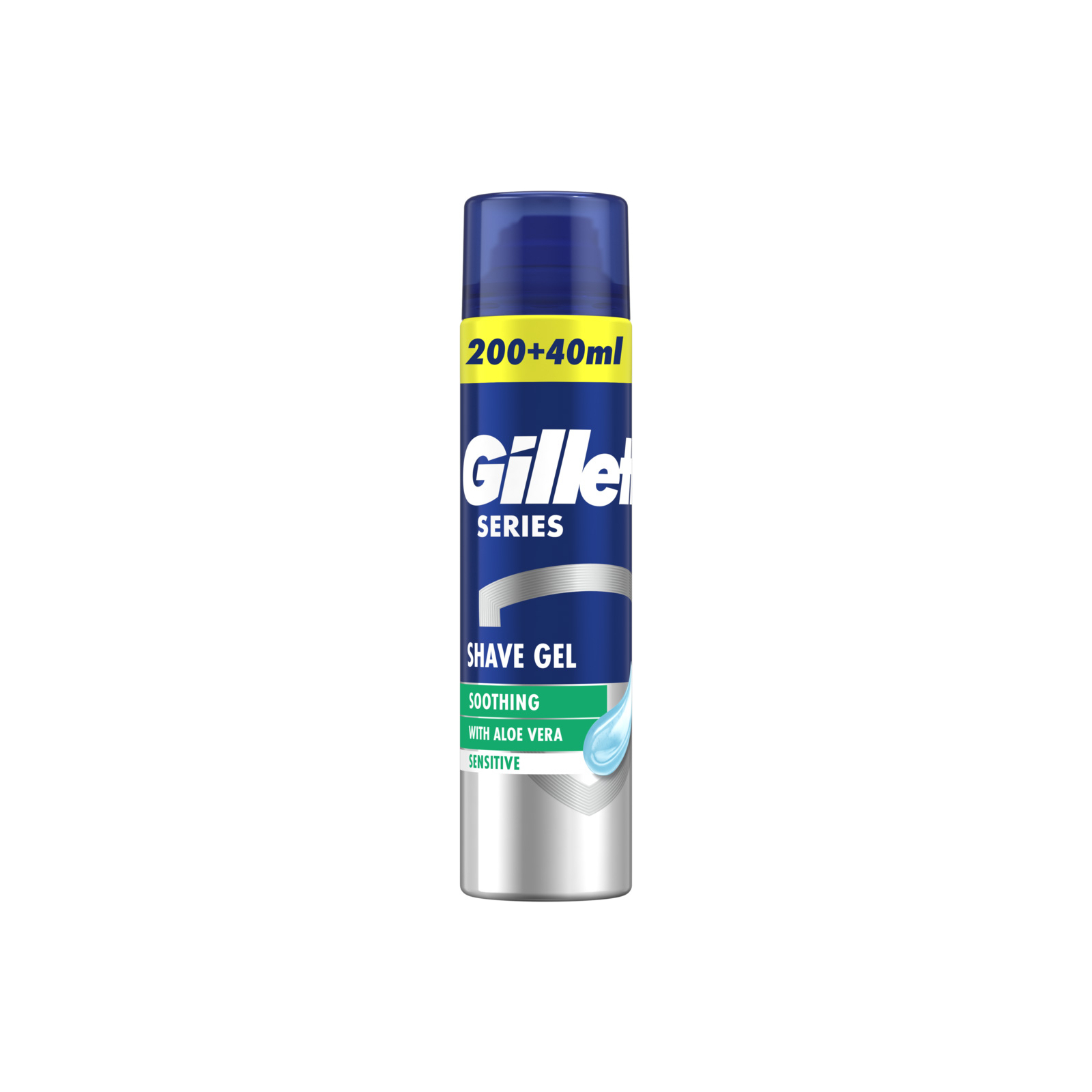 Гель для бритья Gillette Series Soothing для чувствительной кожи с алоэ вера 240 мл (7702018982011)