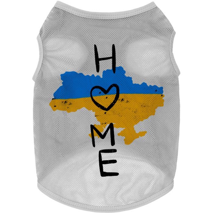 Борцовка для животных WAUDOG Clothes "Дом" сетка L серая (303-0230-11) изображение 2