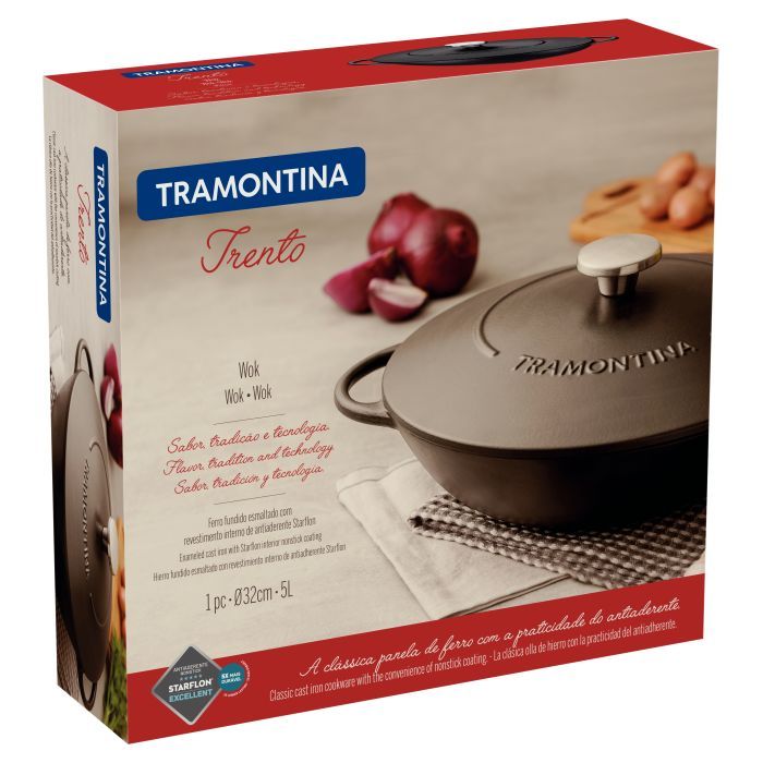 Сковорода Tramontina Trento WOK 5 л (20806/032) изображение 6