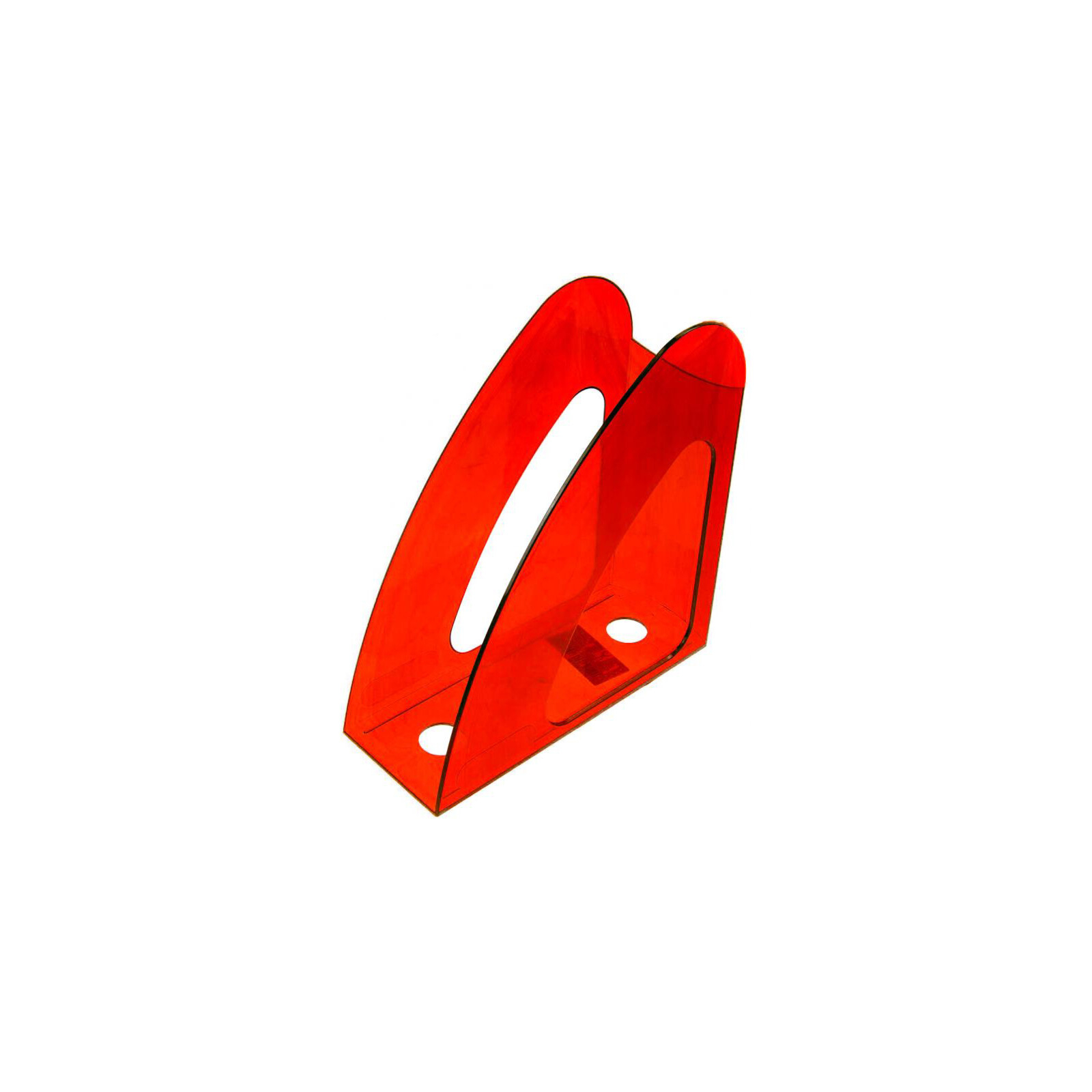 Лоток для бумаг Economix вертикальный Радуга, пластик ярко-красный (E31904-03)