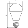 Лампочка Eurolamp LED A60 7W E27 4000K 220V акция 1+1 (MLP-LED-A60-07274(E)) зображення 4