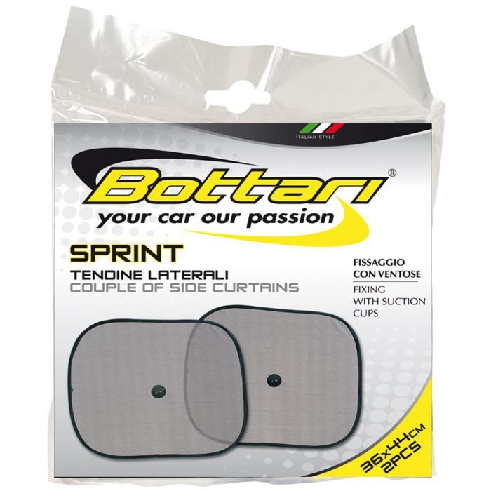 Солнцезащитный экран в автомобиль Bottari Sprint боковые 44 x 36 см 2 шт (22051-IS) изображение 2