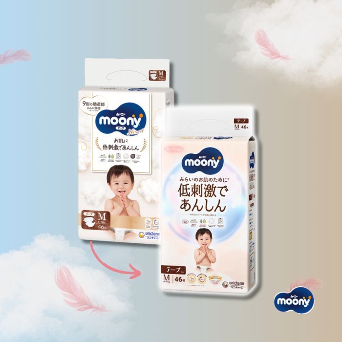 Подгузники Moony Natural M 6-11 кг, 46 шт (4903111241439) изображение 2