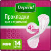 Урологические прокладки Depend Comfort-Protect Mini Pads 14 шт. (5029053561646)