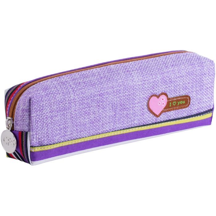 Пенал Cool For School мягкий прямоугольный 1 отделение Фиолетовый (CF86681-01)