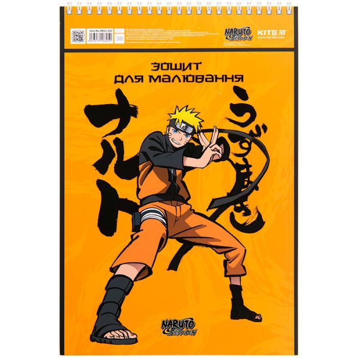 Альбом для малювання Kite Naruto, 30 аркушів (NR23-243) зображення 3