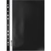 Папка-скоросшиватель Economix А4 с перфорацией, фактура "помаранч", черная (E31508-01)