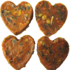 Лакомство для собак Yalute Salmon and Vegetable in Heart Shape 100 г (лосось и овощи) (4820261920550) изображение 3
