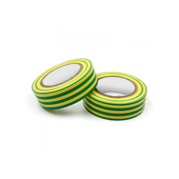 Изоляционная лента APRO 0,14мм*17мм*10м yellow-green (10 шт упак.) (0,14мм*17мм*10м / 09154)