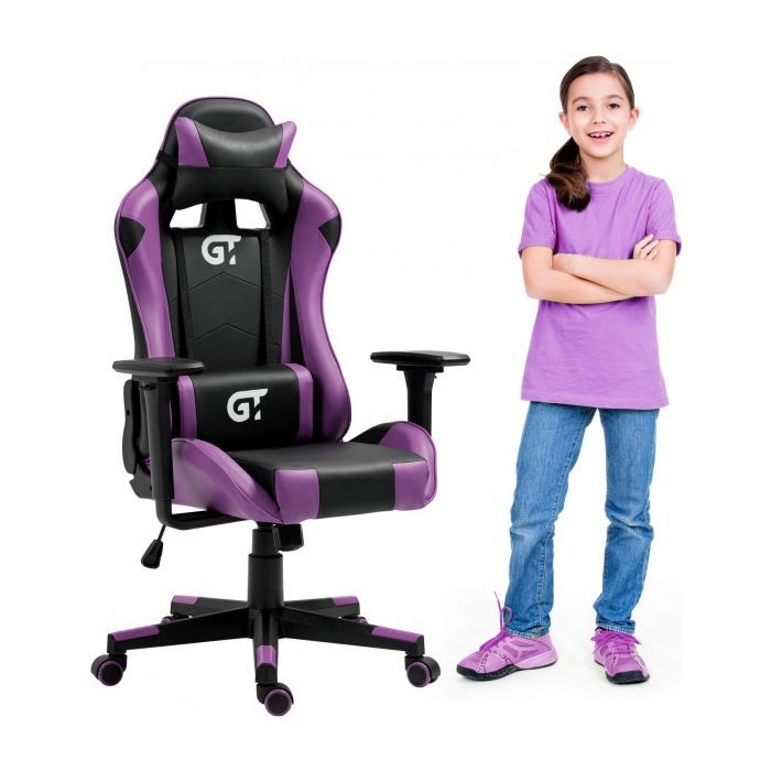 Крісло ігрове GT Racer X-5934-B Black/Violet (X-5934-B Kids Black/Violet) зображення 7