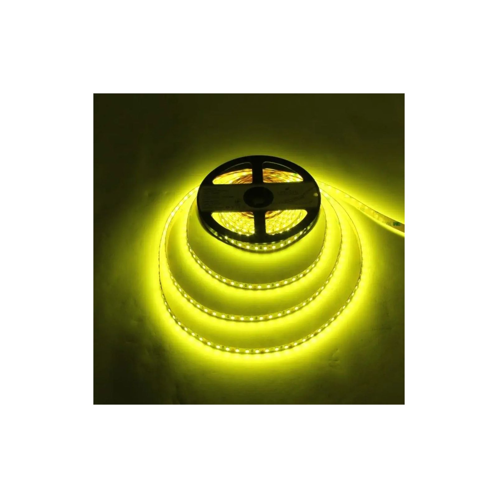 Світлодіодна стрічка LED-STIL 9,6 Вт/м 2835 120 діодів IP33 12 Вольт 70 lm ЛИМОННИЙ (DFN2835-120A-IP33-L) зображення 6