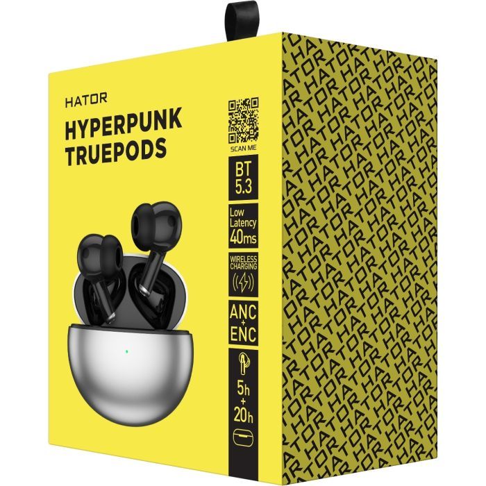 Наушники Hator Hyреrpunk Truepods Black (HTA-430) изображение 7
