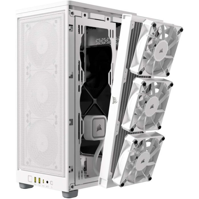 Корпус Corsair 2000D AIRFLOW White (CC-9011245-WW) изображение 10