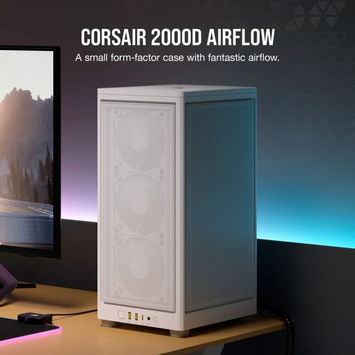 Корпус Corsair 2000D AIRFLOW White (CC-9011245-WW) изображение 11