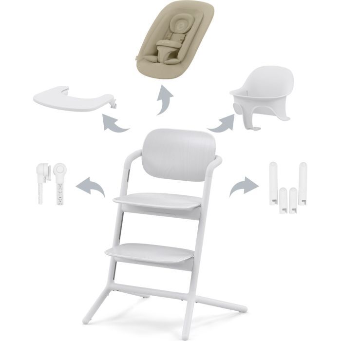 Стілець для годування Cybex Lemo 4в1 All White (521004829)