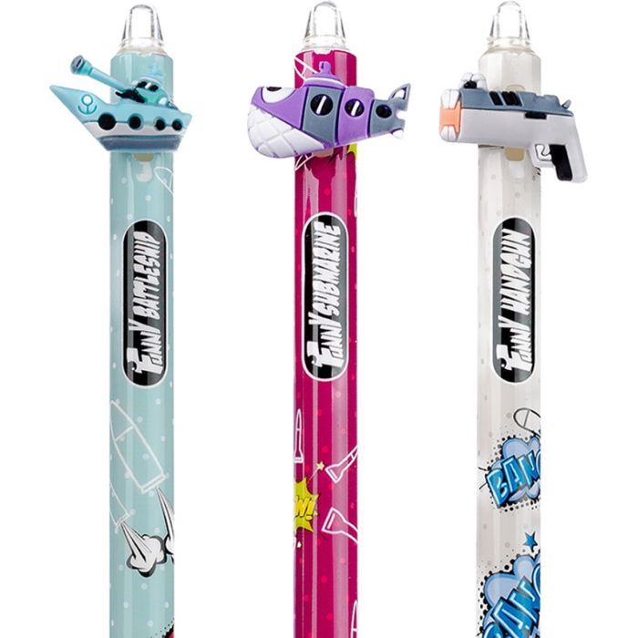 Ручка кулькова Yes Comic machines автоматична 0,7 мм синя (412004) зображення 5