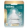 Соска Baboo силиконовая (2 шт), широкий горлышко, средний поток, 3+ мес (4-111) изображение 6