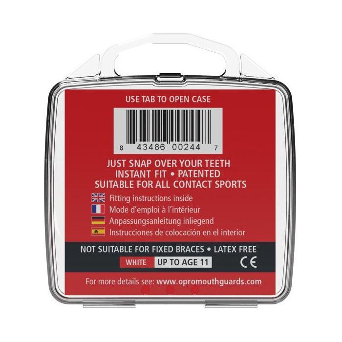 Капа Opro Snap-Fit дитяча (вік до 11) Clear (art.002143015) (SN_JR_Clear) изображение 8