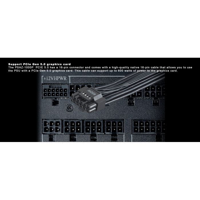 Блок живлення Azza 1000W (PSAZ-1000P) зображення 7
