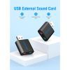 Звуковая плата Vention Audio USB 2х3,5mm jack Metal (VAB-S17-B) изображение 12