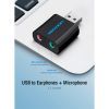 Звуковая плата Vention Audio USB 2х3,5mm jack Metal (VAB-S17-B) изображение 6