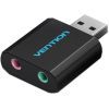 Звуковая плата Vention Audio USB 2х3,5mm jack Metal (VAB-S17-B)