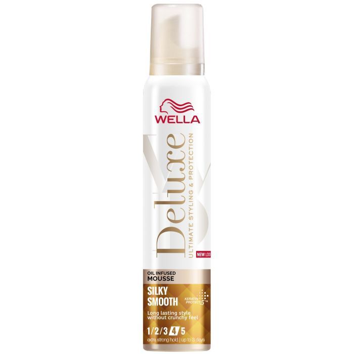 Мусс для волос Wella Deluxe Шелковая гладкость 200 мл (3614229717082)