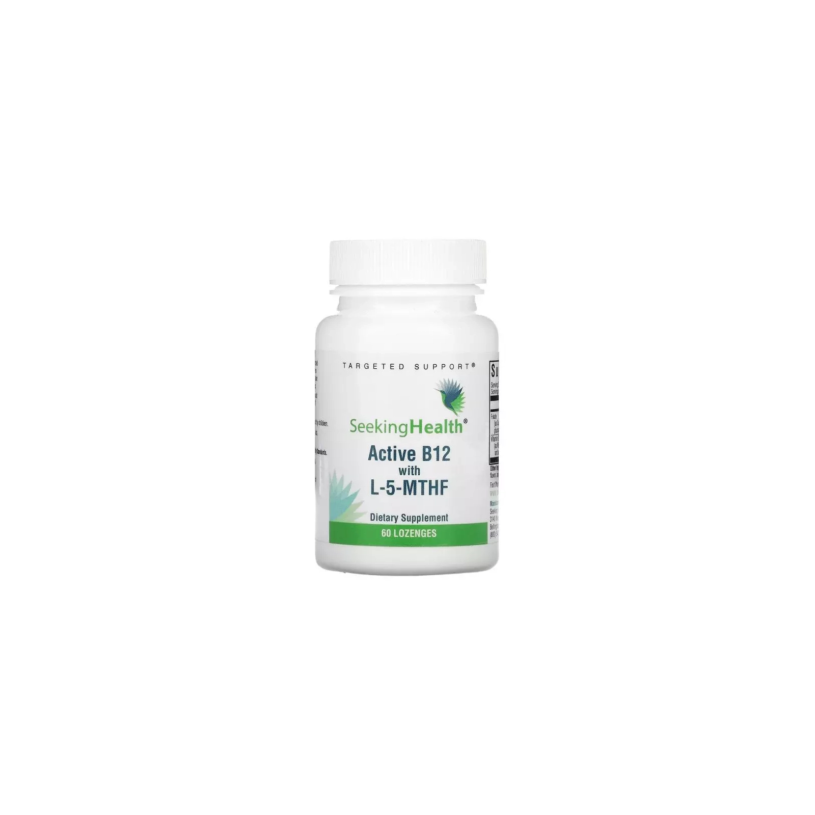 Витаминно-минеральный комплекс Seeking Health Витамин B12 с L-5-MTHF, вкус вишни, Active B12 With L-5-MTHF, 60 жеватель (SKH-52006)