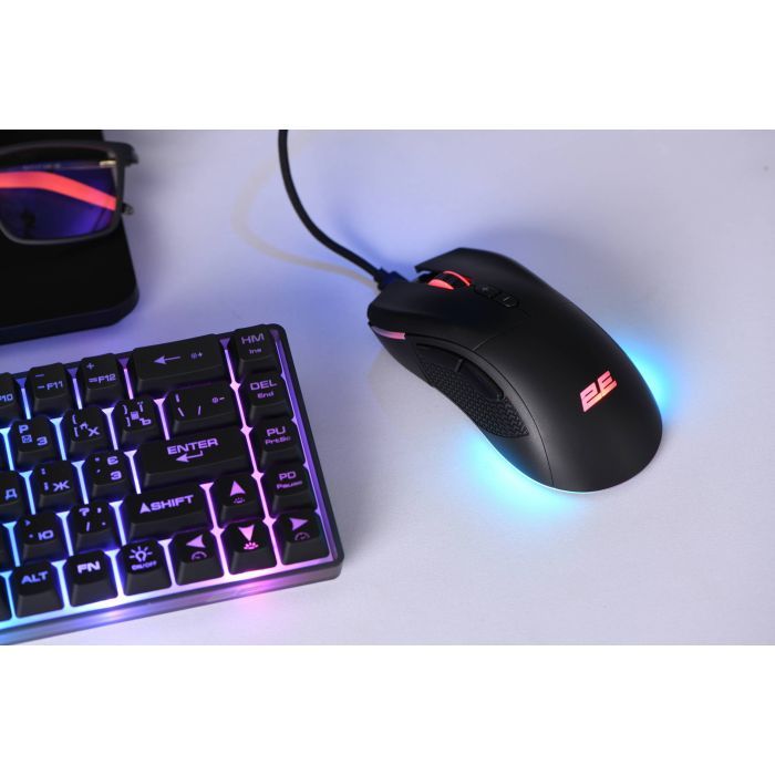 Мышка 2E Gaming MG350 Wireless/USB RGB Black (2E-MG350UB-WL) изображение 9